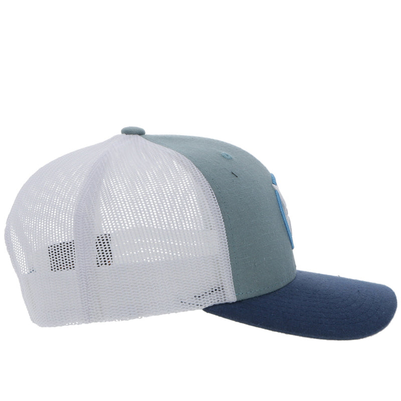 "Strap" Roughy Light Blue/White Hat