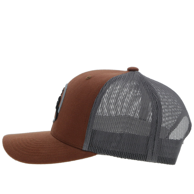 "Strap" Roughy Orange/Grey Hat