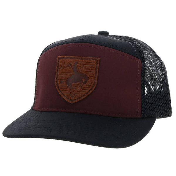 "Riggin" Maroon / Black Snapback Hat