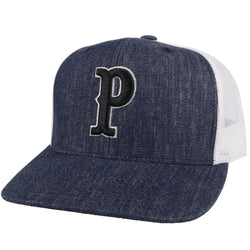 "Punchy" Hat, Navy/White