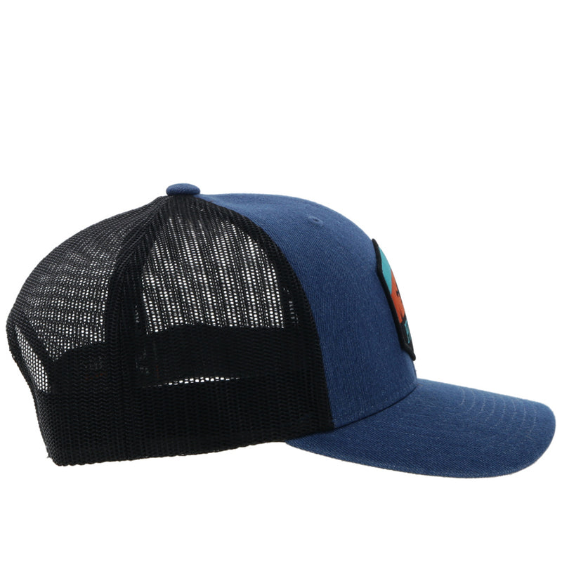 "Punchy" Denim/Black Hat