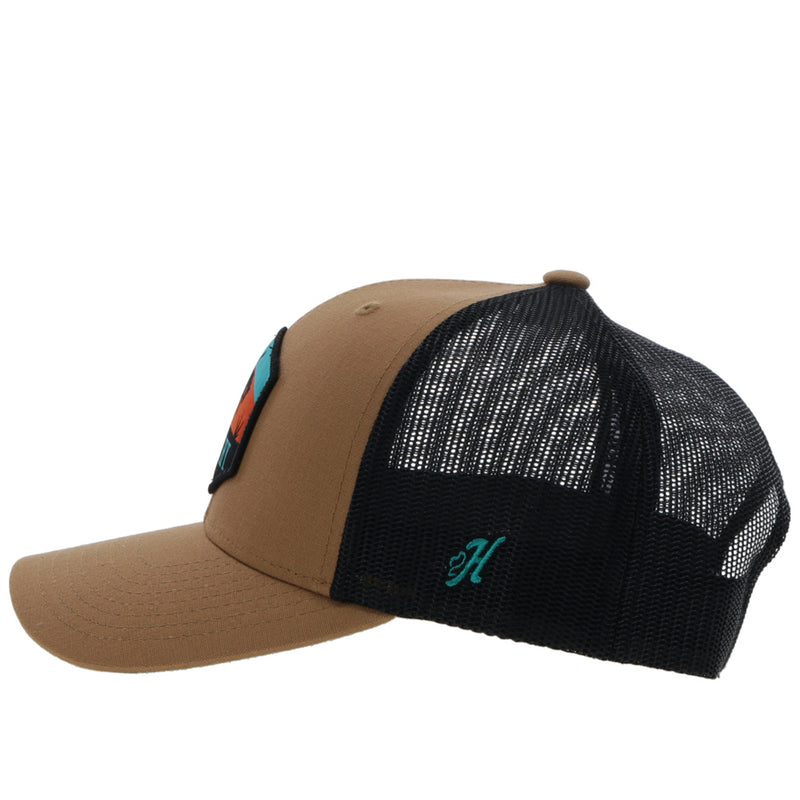 "Punchy" Tan/Black Hat