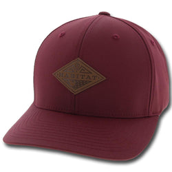 "Graphite" Maroon Hat