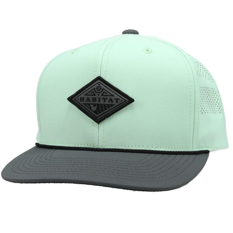 "Graphite" Teal Hat