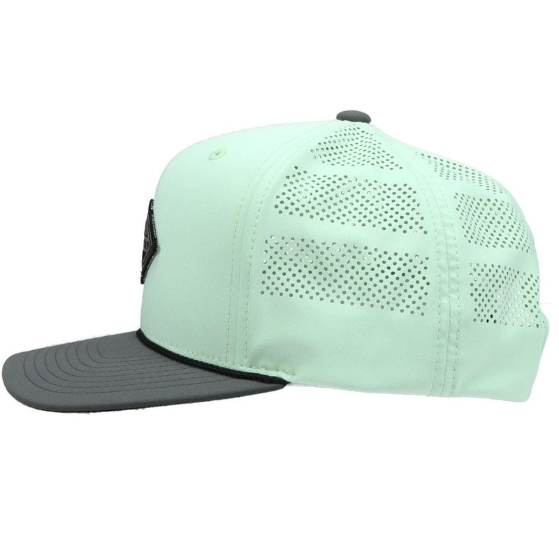 "Graphite" Teal Hat