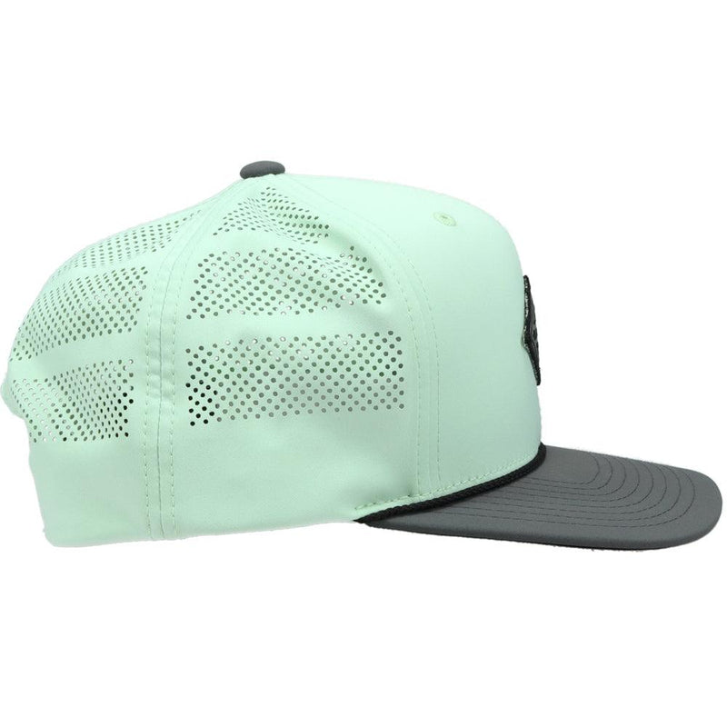 "Graphite" Teal Hat