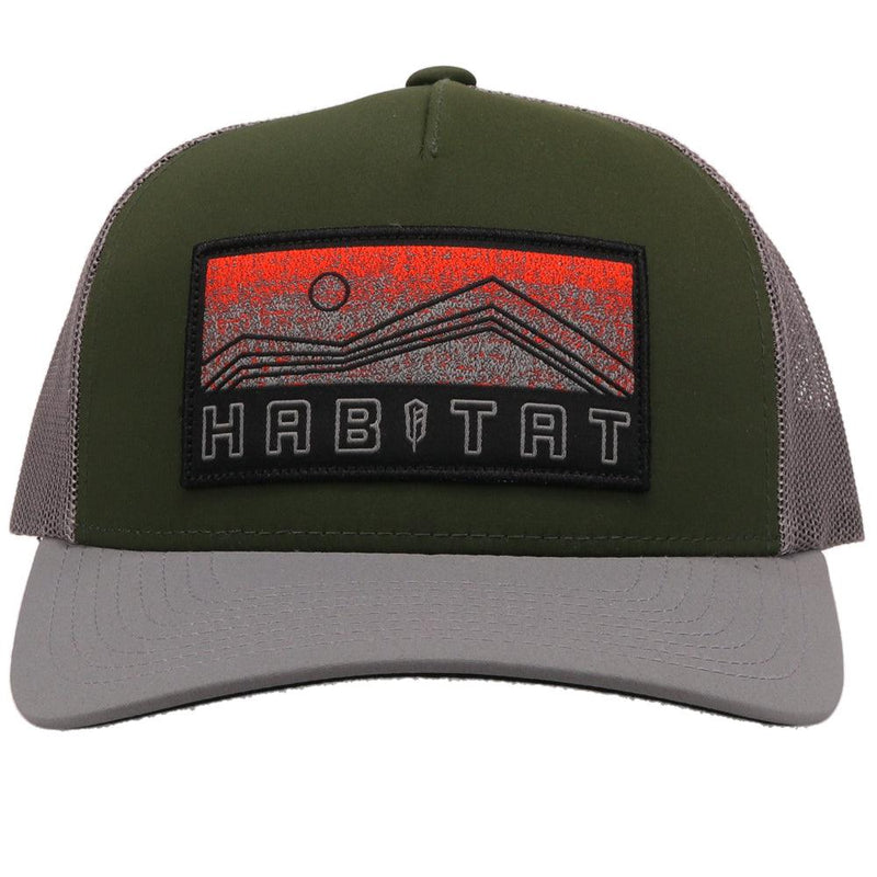 "Habitat" Green/Grey Hat