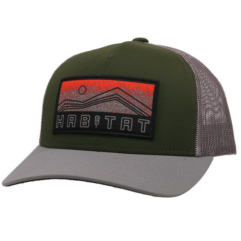 "Habitat" Green/Grey Hat