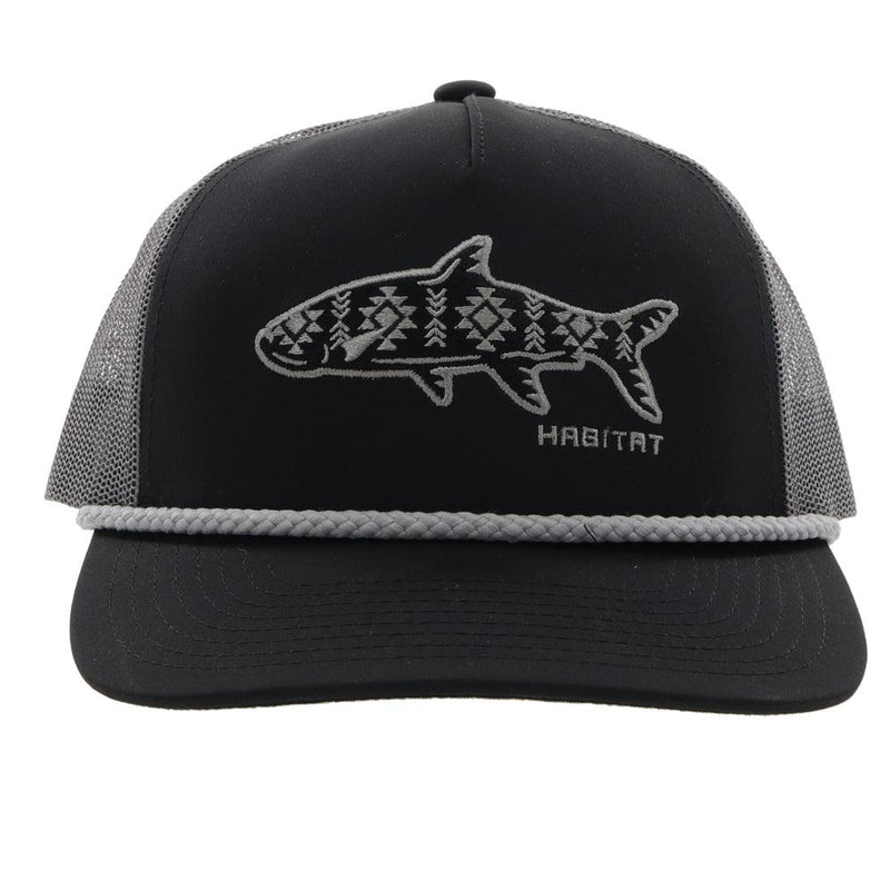 "Habitat" Black/Charcoal Hat