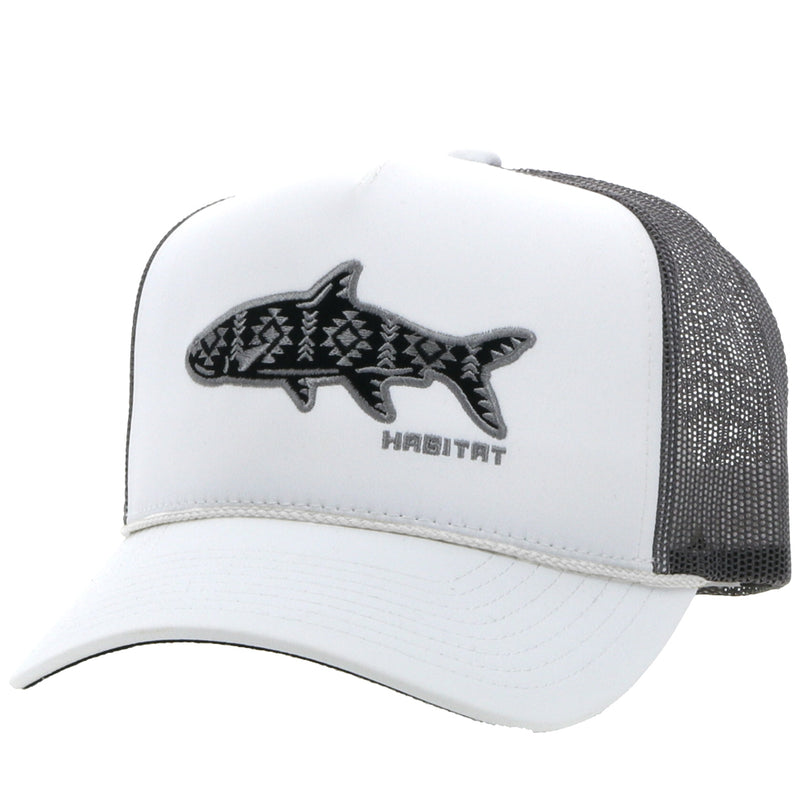 "Habitat" White/Grey Hat