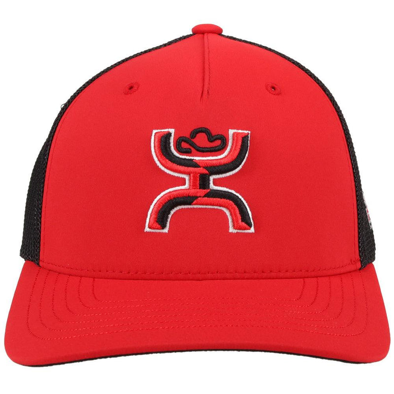 Red Texas Tech Flexfit Cap w/ Hooey Logo