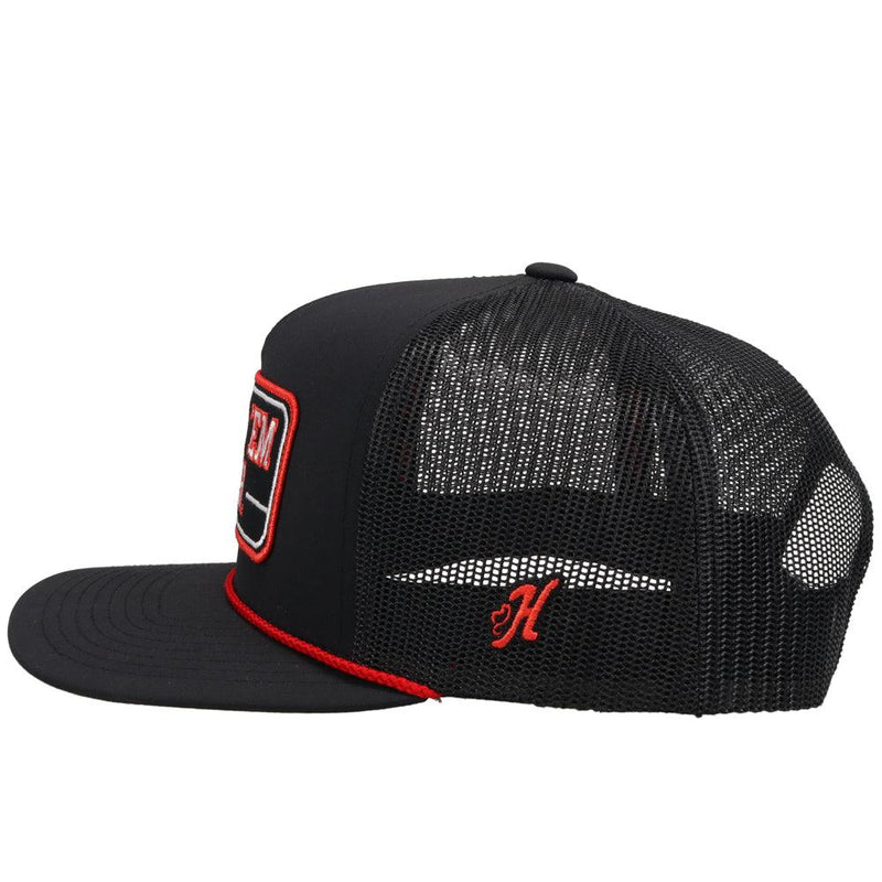 Black Texas Tech Hat w/ Wreck 'Em Tech Logo