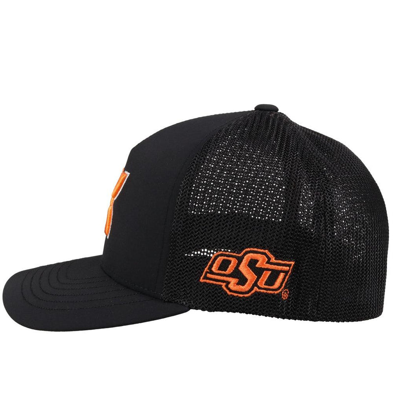 "Oklahoma State" Hat, Black/Orange/White