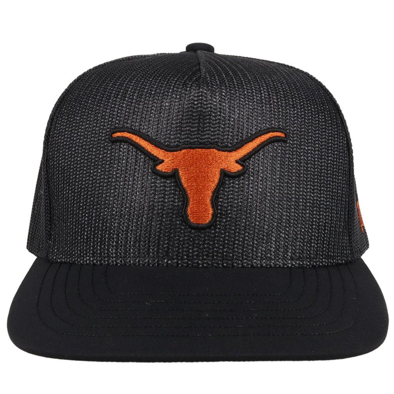 Black Texas Longhorns Hat w/ Orange Logo