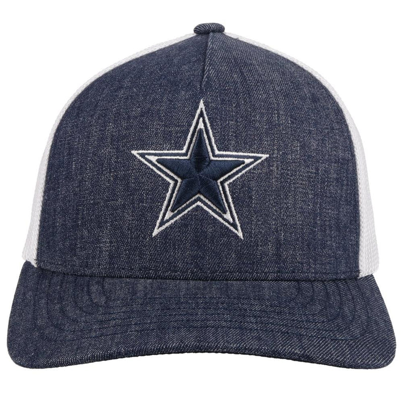 Fitted Dallas Cowboys Hat (Denim/White)