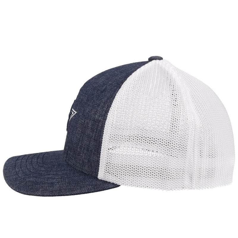 Fitted Dallas Cowboys Hat (Denim/White)