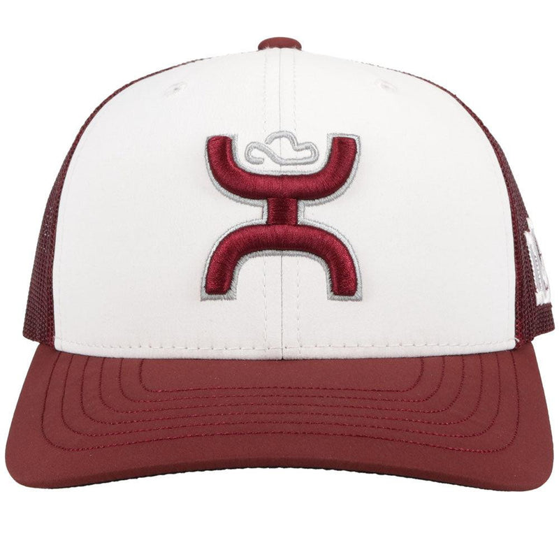 "University of Montana" White/Maroon Hat