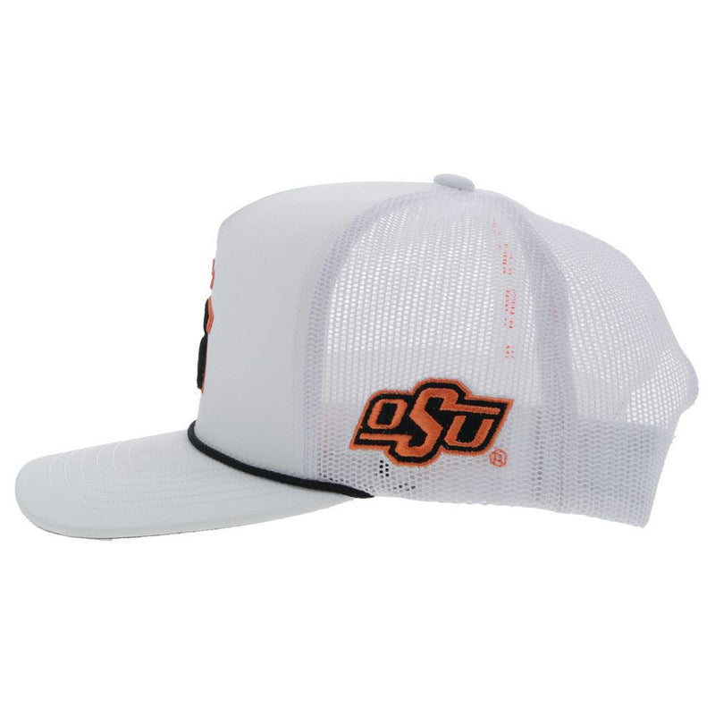 "Oklahoma State" White w/ Hooey Golf Logo