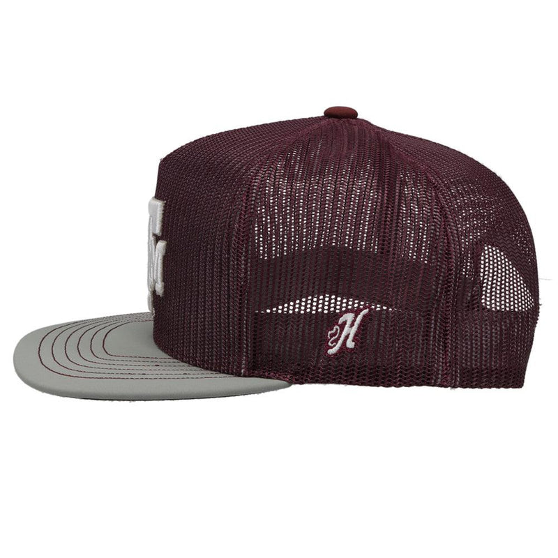 Texas A&M Hat Maroon w/A&M Logo (White)