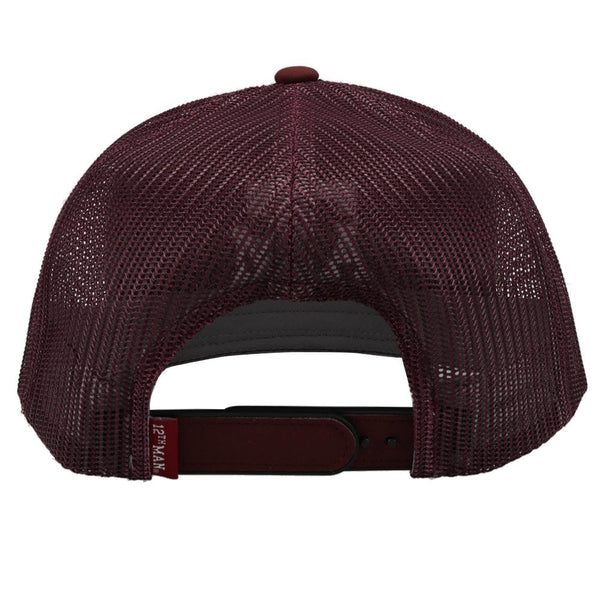 Texas A&M Hat Maroon w/A&M Logo (White)