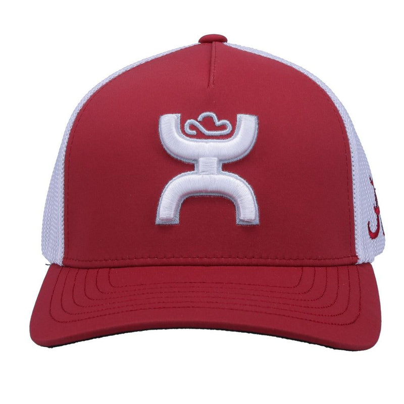 University of Alabama Hat White Flexfit w/Hooey Logo (White)