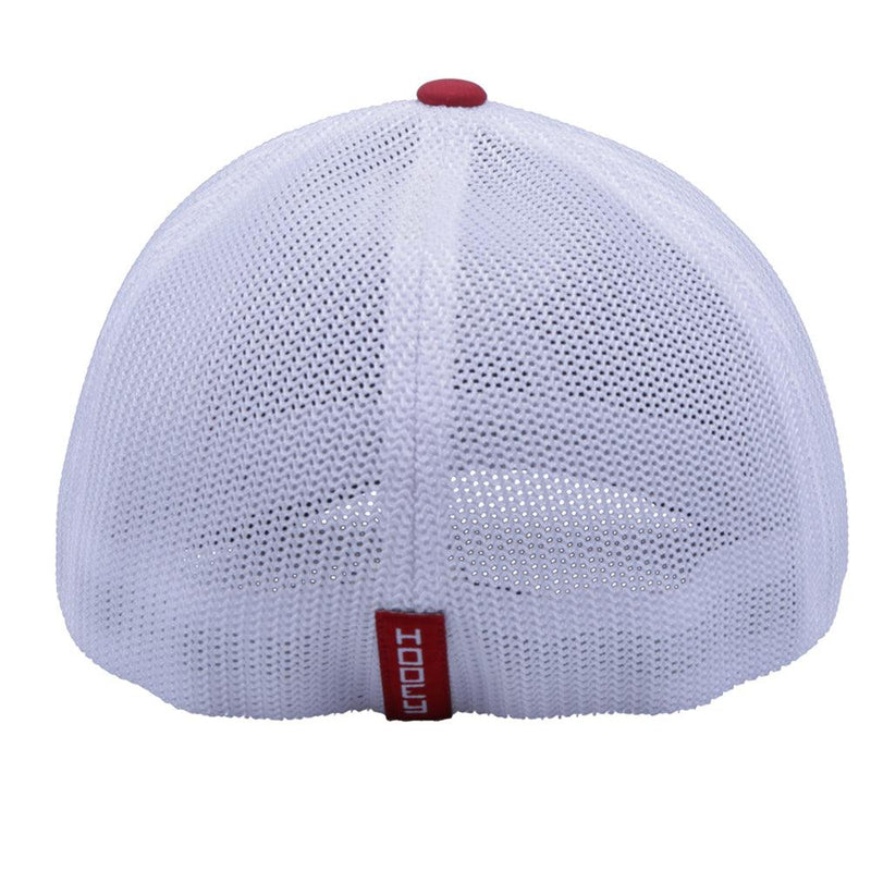 University of Alabama Hat White Flexfit w/Hooey Logo (White)