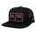 University of Alabama Hat Black w/Rectangle Patch (Black/Crimson)