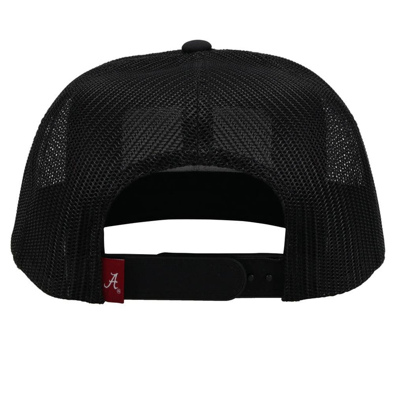 University of Alabama Hat Black w/Rectangle Patch (Black/Crimson)