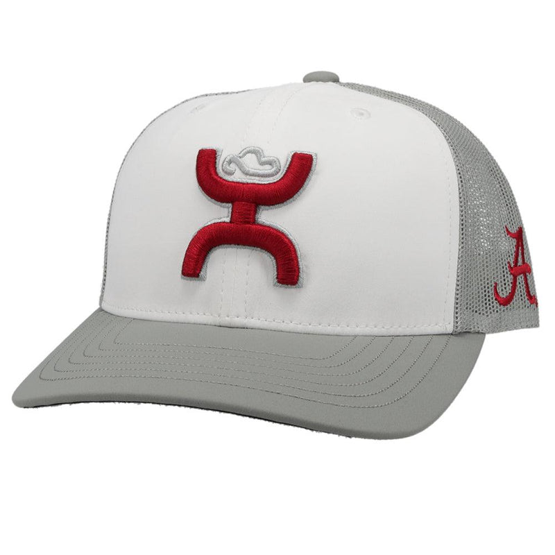 University of Alabama Hat White/Crimson w/Hooey Logo (Crimson/White)