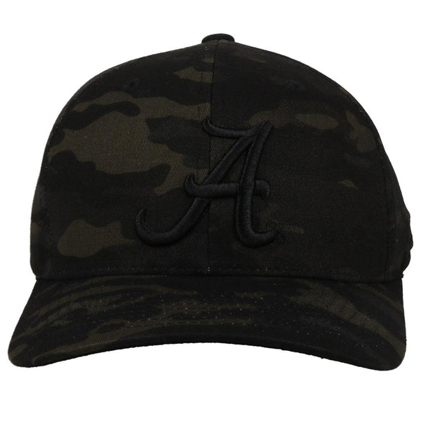 University of Alabama Hat Camo w/ "A" Logo (Black)