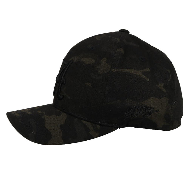 University of Alabama Hat Camo w/ "A" Logo (Black)