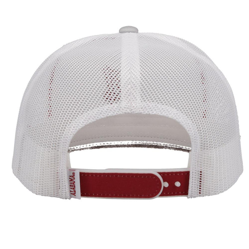 University of Alabama Hat White w/ "A" Logo (Crimson)