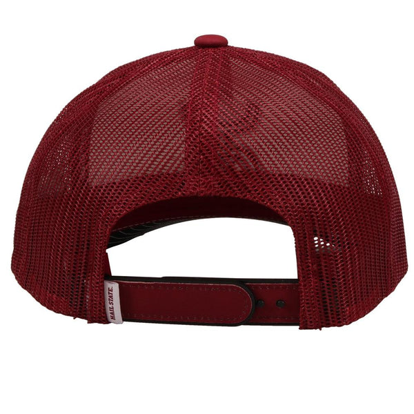 Mississippi State White/Maroon w/Hooey Logo (Maroon/Grey) Hat