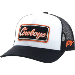 Oklahoma State University White/Black Cowboys/OSU Logo