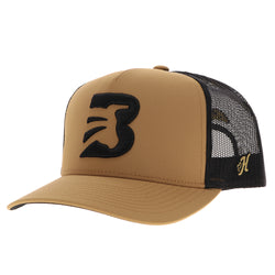 "BFO" Tan/Black Hat w/Black "B" Logo