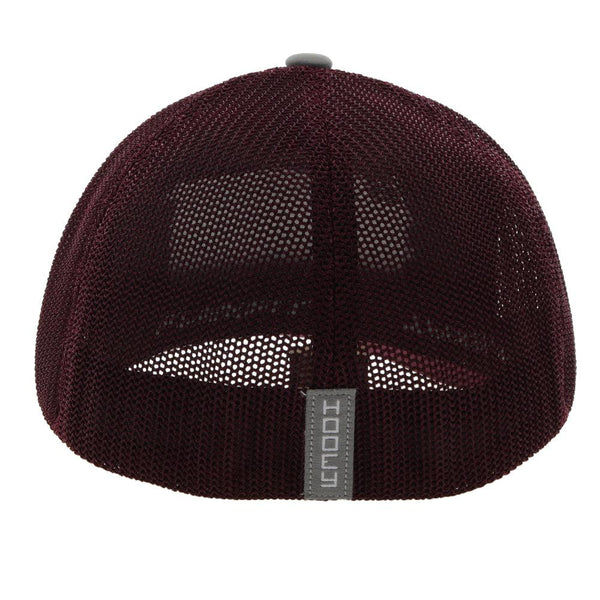 "CR084" Grey/Maroon Hat