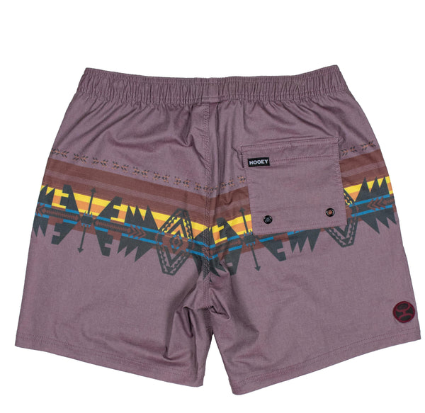 Youth "The Bigwake" Maroon Board Shorts