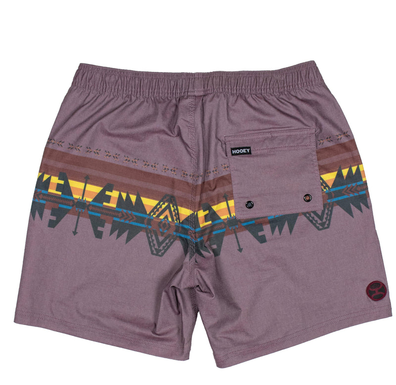 "Bigwake" Maroon Board Shorts