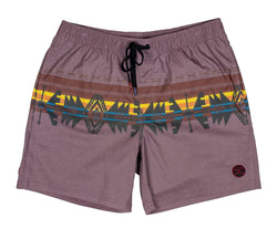 Youth "The Bigwake" Maroon Board Shorts