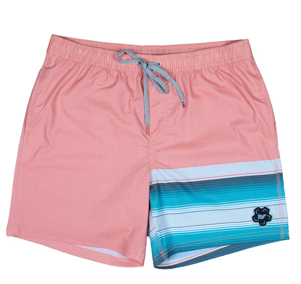 "Bigwake" Coral Board Shorts (Rocker Collection)