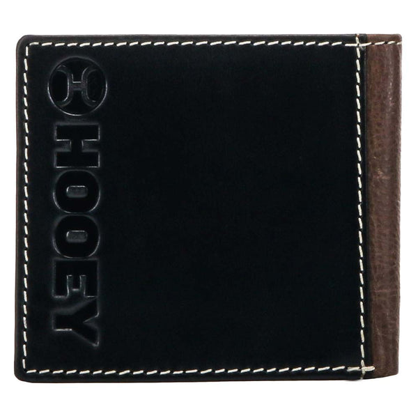 "Tonkawa" Bifold Hooey Wallet Brown/Black w/Ivory Aztec