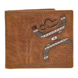 "Hooey Original" Bifold Hooey Wallet Brown w/ Nomad Print