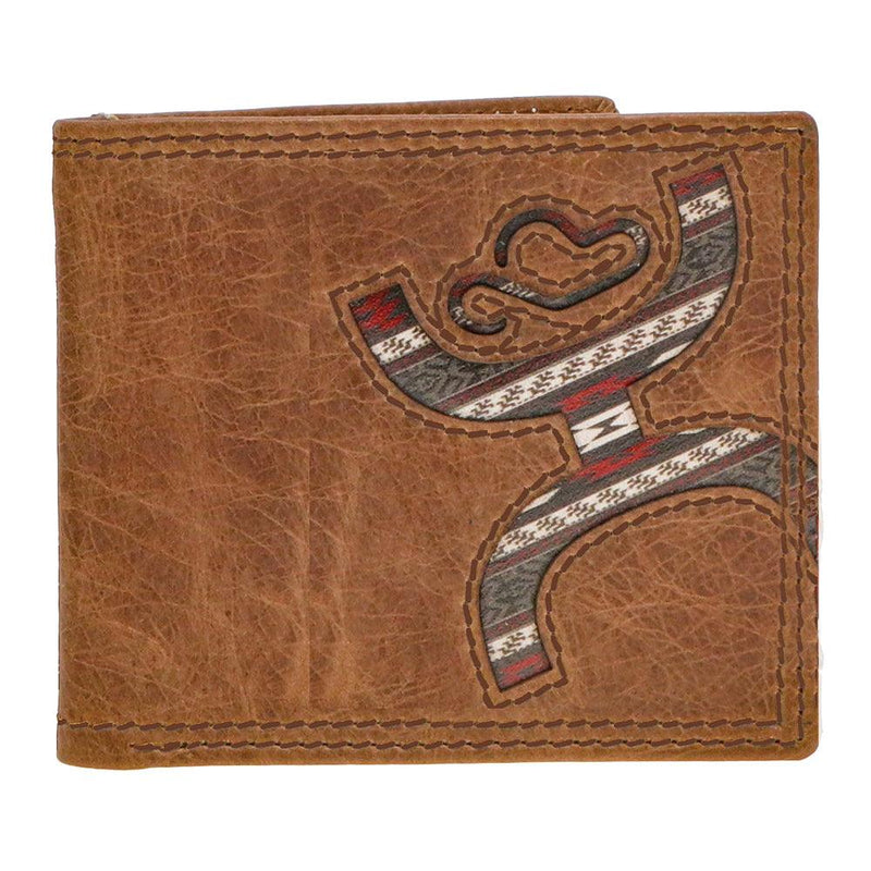 "Hooey Original" Bifold Hooey Wallet Brown w/ Nomad Print