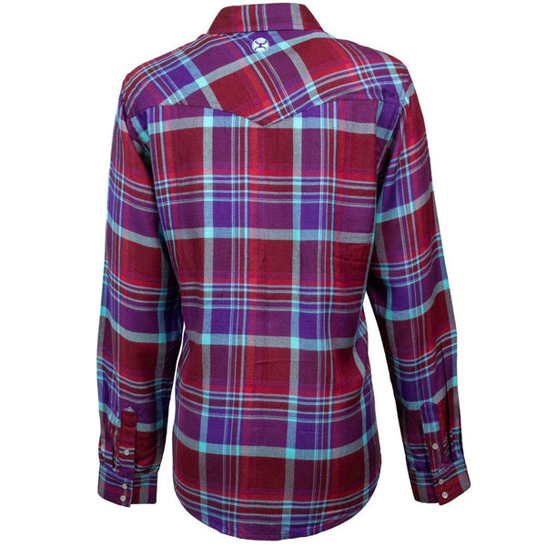 "Ladies Flannels" Purple/Red