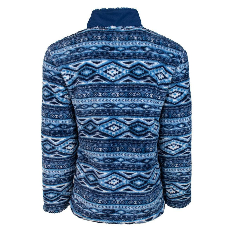 Youth "Hooey Fleece Pullover" Navy/Aztec