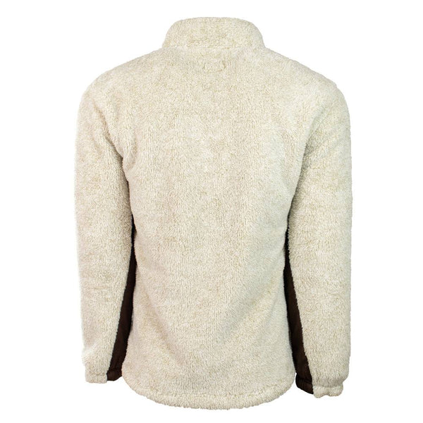 "Hooey Fleece Pullover" Tan w/Brown Detailing