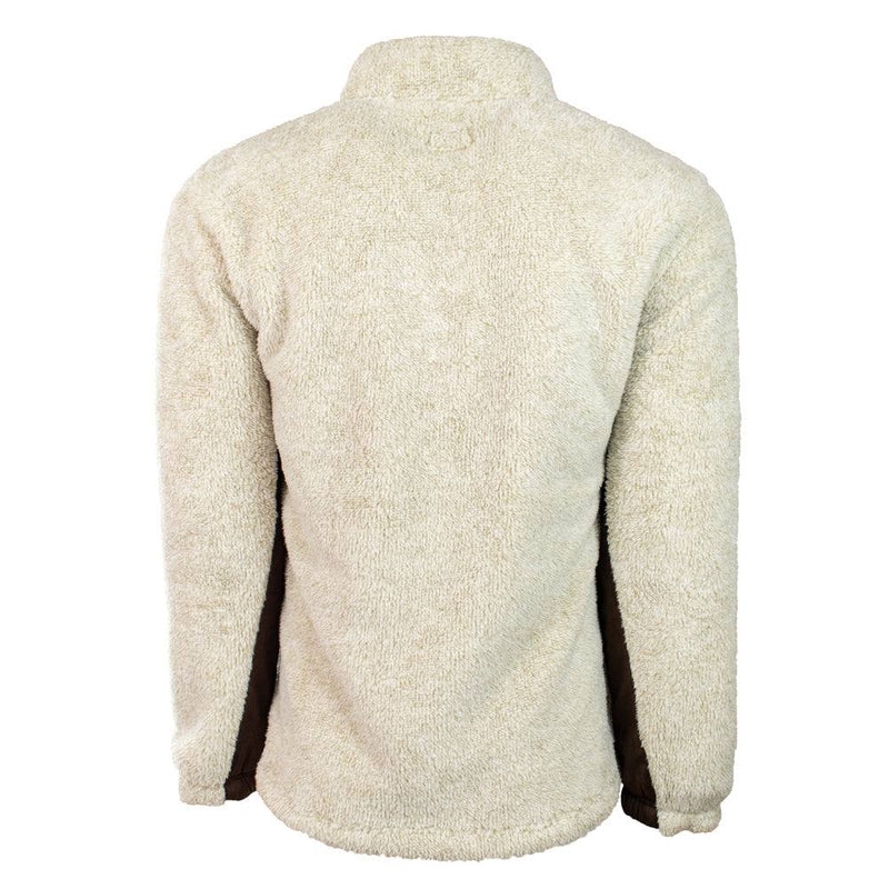 "Hooey Fleece Pullover" Tan w/Brown Detailing