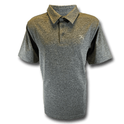 "Hooey Golf" Heather Grey Polo