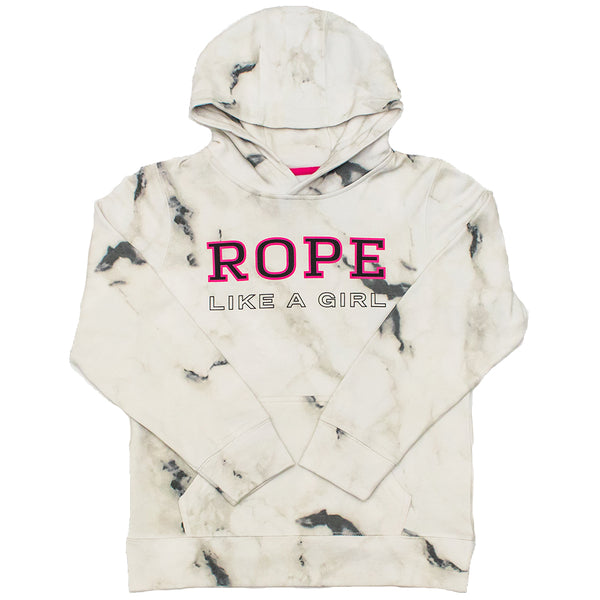 Youth "Rope Like Girl White Marble Hoody"