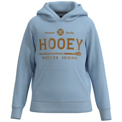 Youth "Premium" Hoody Blue w/Grey